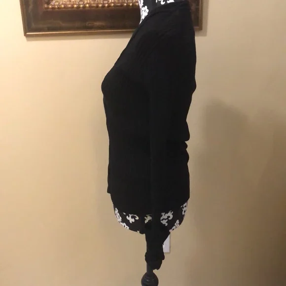 ✔️Anne Fontaine Veronica ribbed zip up cut-in chenille trimmed cardigan - Picture 6 of 15